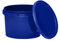 BenBow Eimer mit Deckel 0,5l blau 100x 0,5 Liter - lebensmittelecht, stabil, luftdicht - auslaufsicher, geruchsneutral - Aufbewahrungsbehälter aus Kunststoff – leer