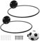 Teokantz 2 Stück Ballhalterung Wand Metall, Display-Ballhalter Schwarz, Ball Wandhalterung mit Schrauben, Ballständer für Basketball Fußball Volleyball