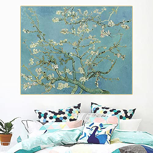 Peinture par numéros pour adultes Van Gogh Blossoming Amandier Kits de peinture par numéros sur toile