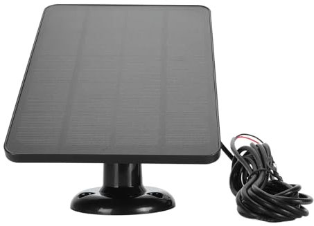 Yunir Solar Panel Camera Charger, 10W Bell Solar Panel Charger, with IP65 Waterproof, for Doorbell 2K Camera Video Doorbell (CSP4W-O-B)