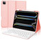 WAVATA Funda con Teclado para iPad Pro 11'' M4 2024 - Teclado Bluetooth Desmontable para iPad Pro de 11 Pulgadas, Español - Oro Rosa
