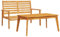 QJBSAVVA Esstisch Terassenmöbel Außen Balkon Set Sitzgruppe Outdoor - Gartensofa-Set Massivholz Akazie für Party Terrasse Garten Balkon