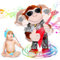 SWTOIPIG Tanzender AFFE, Plüschtier, singender, Tanzender AFFE, Spielzeug in Affenform für Kinder und Erwachsene, Geschenk, Heimdekoration, Tanzen, Singen, Körperschütteln und Gitarrenschütteln