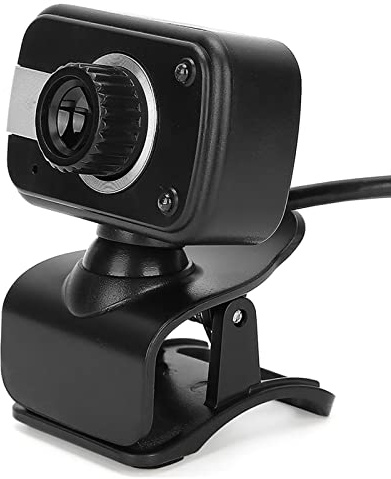 Denash 0,3 MP Webcam, USB-Kamera mit USB-Schnittstelle, Integriertes Mikrofon, Online-Chat-Laptop für Videokonferenzen, LCD-Bildschirm