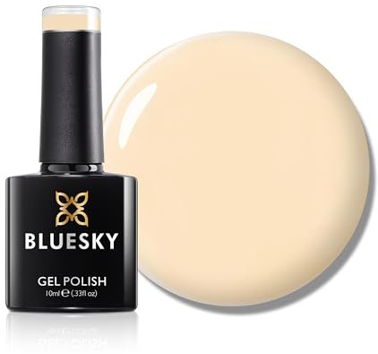 Bluesky Gel Nail Polish 10ml, Creamy Bliss - AW2416, Cream Gel Nail Polish for 21 Day Manicure, Professional, Salon & Home Use, Requires Curing Under LED UV Nail Lamp