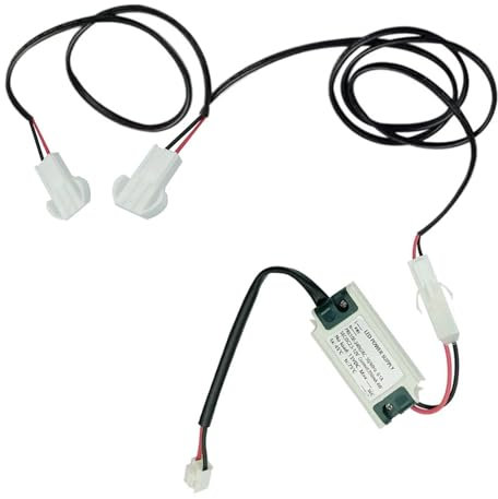 YINZHD 1-Set DC 12V Alimentation 4W Transformateur de Tension d'Alimentation for Hotte de Cuisine LED Entrée 100-240V VH-3Pins EL4.5 Sortie