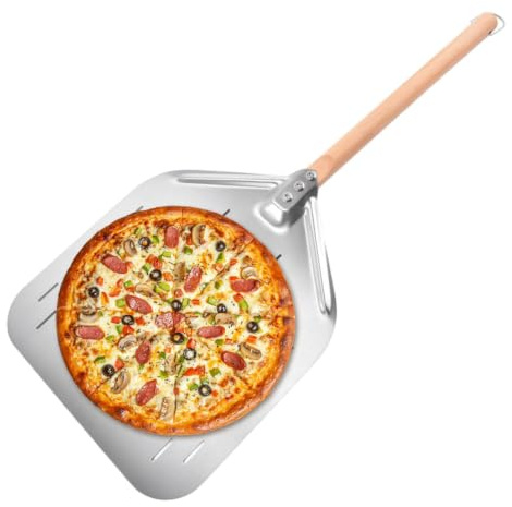 Pelle à Pizza en Métal Outil de cuisson au four 30 cm