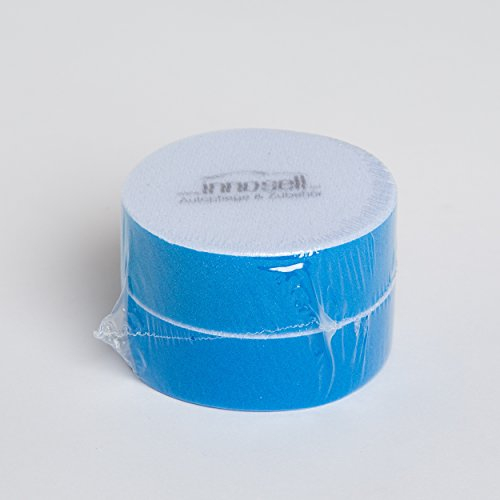 Innosell Polierschwamm Durchmesser 95 x 30 mm blau fest für Doppelexzentermaschine 1 Set 2 Stück