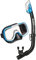 Tusa Mini Kleio Junior Maske & Schnorchel Set – Farbwahl, blau/schwarz