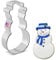 Ann Clark Cookie Cutters Ausstechform, Schneemann mit Hut, 10,2 cm