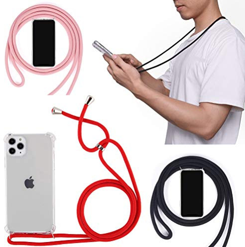 Gorilla Tech Defender iPhone XS/X Clear Case With 3 Neck Lanyard Strap Cross Body Gel Ultra Slim Anti Scratch Rugged Shockproof Cover, Transparent iPhone 5.8 inch