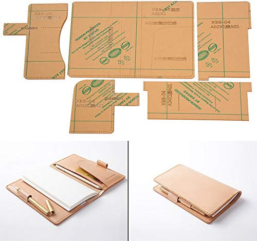 Acryl Notebook Tasche Tagebuch Buch Fall Leder Vorlage Set Schablone DIY Lederhandwerk Schimmel Leder Muster Vorlagen Werkzeug