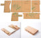 Acryl Notebook Tasche Tagebuch Buch Fall Leder Vorlage Set Schablone DIY Lederhandwerk Schimmel Leder Muster Vorlagen Werkzeug