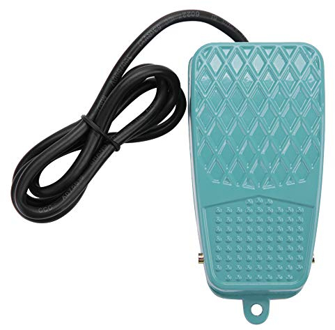 Interruttore on/off a pedale, interruttore a pedale antiscivolo 250V 10A, interruttore a pedale momentaneo a pedale elettrico in lega di alluminio, per catena di montaggio, saldatrice, ecc