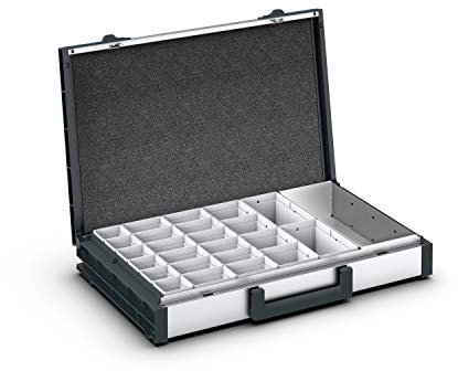 varioCase L 84 mit 24 Boxen, und Werkzeugfach