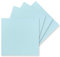 FarbenFroh by GUSTAV NEUSER 50 Einzel-Karten Quadratisch - 15 x 15 cm in Hellblau (Blau) - 240 g/m² - blanko Bastel-Karten, Postkarten, Bastelkarton in Ton-Papier Qualität