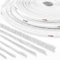 STEIGNER 20m Joint brosse adhésif pour porte coulissante BLANC, bande de brosse anti-poussière, hauteur 20 mm