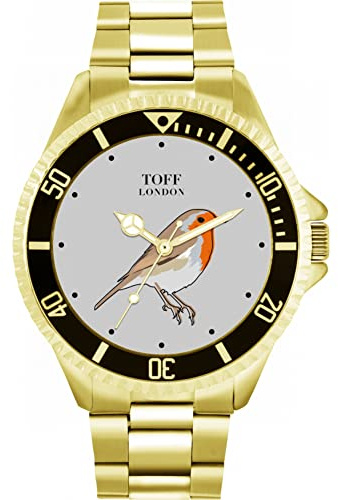 Toff London Robin-Vogel-Uhr