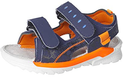 RICOSTA Jungen Sandalen TAJO,Kinderschuhe,WMS:Mittel,offene Schuhe,Strandschuhe,Outdoorsandalen,Halbschuhe,Kids,Nautic/Ozean (170),31 EU