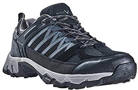 Black Crevice Herren Trekkingschuhe, Wasserdicht, Low, schwarz, 46