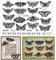 GLOBLELAND Schmetterlinge Klare Briefmarken Motten Silikon Transparente Stempel Transparente Briefmarken für Karten Die DIY Scrapbooking Fotoalbum Dekoration Machen