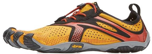 Vibram FiveFingers Herren V-Run Schuhe, Goldgelb/Schwarz, 44 EU