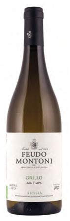 Vino Biaco Bio Della Timpa Grillo SICILIA Feudo Montoni -cz