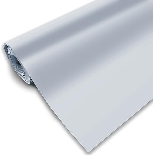 EPDM-Gummimatte lebensmittelecht - Antirutschmatte für Küche und Gastronomie - Glatte Isoliermatte wasserdicht - Geruch- und geschmacklos - 140 x 400 cm, Weiß, Stärke 2 mm