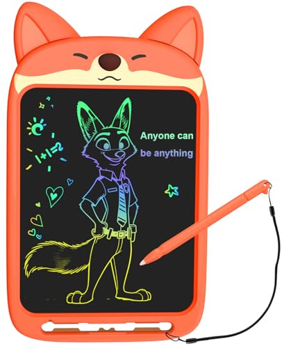 CHAFEGY Fox LCD Writing Tablet for Kids, Coloring Drawing Pad, 10 Inch