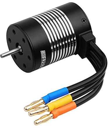 RC Auto Bürstenloser Motor 1/10 540 3650 5200KV 3.175mm Wellen-Hochgeschwindigkeits-wasserdichter Motor für die meisten der 1:10 Skala RC Fahrzeuge LKW Update Teile