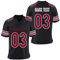 Fußballtrikot, personalisierbar, Teamname und Nummer, Fußballtrikot, anpassbare Sportuniform für Jugendliche, Männer, Frauen, Geschenk, Design1, L