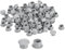 QUARKZMAN 100Pz Tappi per Fori a Vite, 10mm(3/8) di Diametro, Tappi in Plastica a Pressione per Ripiani, Tipo a Filo, per Mobili, Armadi, Credenze, Grigio Chiaro
