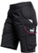 PUMA Workwear Precision X Arbeitsshorts - Kurze Arbeitshose Damen - Robustes, Flexibles Material - Cargohose mit vielen Taschen - Bequeme Passform für Handwerk & Gewerbe - Schwarz/Pink - Gr. 52
