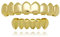 Qiwenr Décoration de Dents Pour Halloween, Décoration de Dents Pour Halloween kit, Décoration de Dents Scintillantes en Cuivre Galvanisé 18K, Accessoires de Costume hip hop Pour fête D'halloween