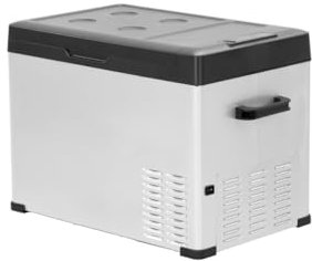 Steamy-E Single Zone 40, Nevera de compresor portátil eléctrica, 36 Litros, Plata, 12V / 230V, para Congelar y Enfriar de -20°C a +20°C, Ideal para Camping