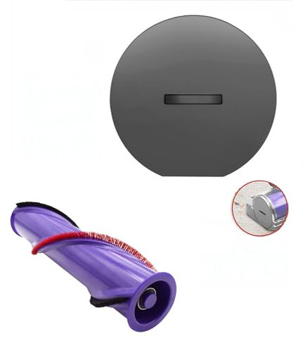 Spazzola per aspirapolvere Dyson V7, V8, V10, V11, Testina di spazzola sostituibile ad azionamento diretto acessorio Spazzola a rulli per parquet e pavimenti duri(coperchio laterale, spazzola a rullo)