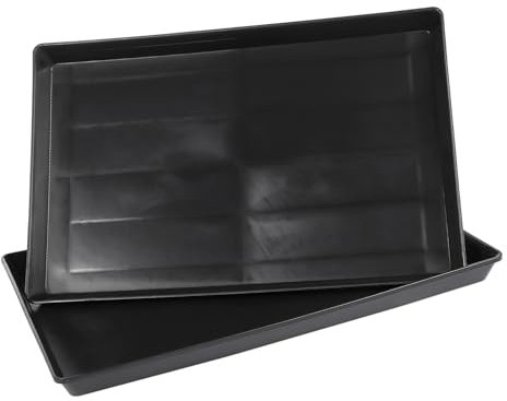 COLLBATH Materiales Resistentes Bandeja para Jaulas 2pcs para Pájaros Conejos y Más