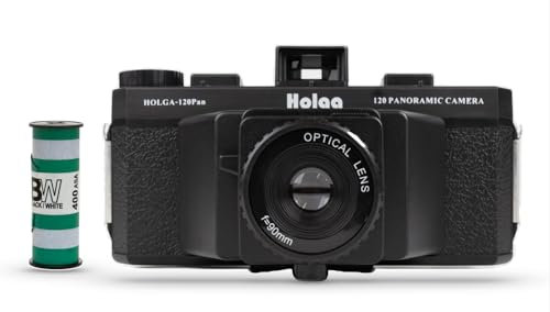 Anton & HOLGA 120N - Set panoramico Pan 6 x 12, formato medio (incl. pellicola B+W)