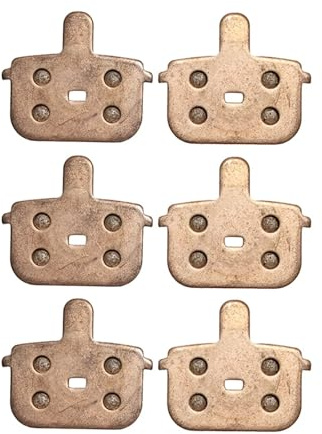 eejinwen Brake Pad Replacement for Nin-ebot MAX G3 Electric Scooter Disc Brake Metal Parts Accessories(6 Pcs)