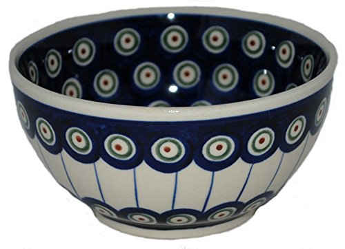 Ceramika Boleslawiec Hand-Decorated Polish Pottery Cereal Bowl/Bowl (GU9711 – 8) Pattern 8
