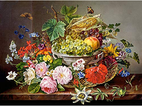 Castorland C-200658-2 Still Life mit Flowers und Fruit Basket Puzzle 2000 Teile