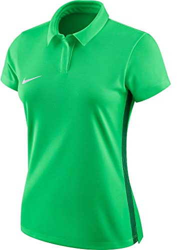 Nike Damen Poloshirt Dry Academy 18, Light Green Spark/Pine Green/White, XS, 899986-361