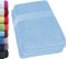 NatureMark 2er Pack DUSCHTÜCHER Premium Qualität 70x140cm DUSCHTUCH Dusch-Handtuch Doppelpack Farbe: Hell blau