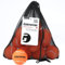 Gamma Beutel druckloser Tennisbälle, robuste und Wiederverwendbare Netztasche mit Kordelzug für einfachen Transport, Bag-O-Bälle (12 Stück Bälle, Orange)