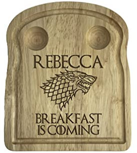 Game of Thrones Themed Egg Soldiers Breakfast Board Personalised Gift