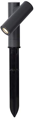 LUCIDE TATUM - Gartenstrahler - LED - 1x4,5W 3000K - IP65 - Anthrazit