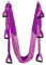 ELINA PILATES Yoga Hammock-Columpio DE Yoga 250 * 145 CM (Fucsia Oscuro/Fucsia Claro)