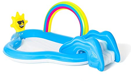 Bestway 53092 Piscinetta per Bambini Arcobaleno, 2 Anni+