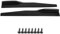 8J Heckdiffusor - Minigonne Auto Universale Minigonne Auto Universale Adatto Perlaterali Universali Auto, Coppia Di Coprigonne In Abs Trim Splitter Bilancieri Winglet Wing