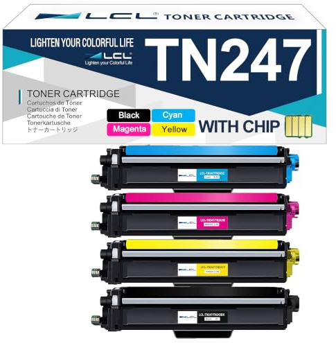 TN-243CMYK MFC L3750CDW TN243 Toner für MFC-L3770CDW DCP-L3550CDW 4er-Pack | TN223 TN-223 243C TN-243BK TN243BK TN243C TN243M TN243Y, Ersatz für Brother HL-L3210CW HL-L3230CDW HL-L3270CDW MFC-L3710CDW